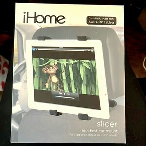 🦋5/$25 NIB iHome Slider Headrest Car Mount